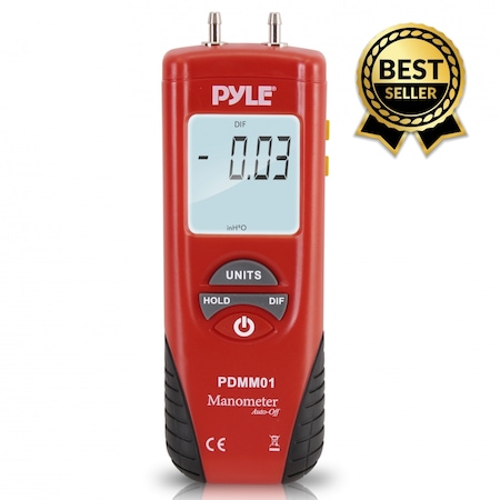 Pyle Digital Manometer With 11 Units Of Measure PDMM01